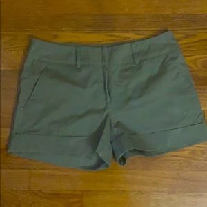 New York & Company olive green shorts.